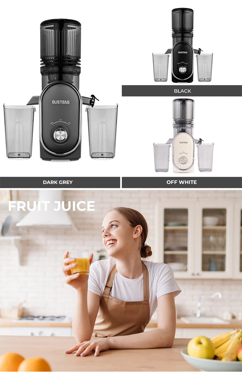 Cold Press Juicer, Slow Masticating Juice Extractor, Easy to Clean